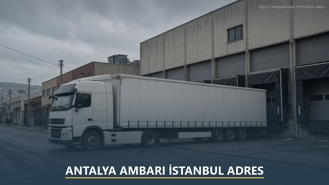 Antalya Ambarı İstanbul Adres